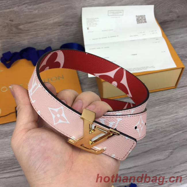 Louis Vuitton Leather Belt M0199W 30MM