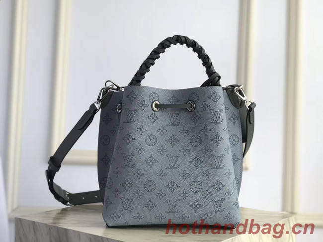 Louis Vuitton original Mahina Leather MURIA M55800 blue