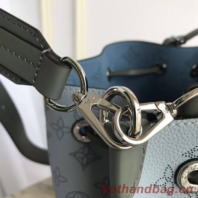 Louis Vuitton original Mahina Leather MURIA M55800 blue