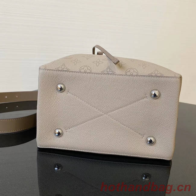 Louis Vuitton original Mahina Leather MURIA M55800 grey