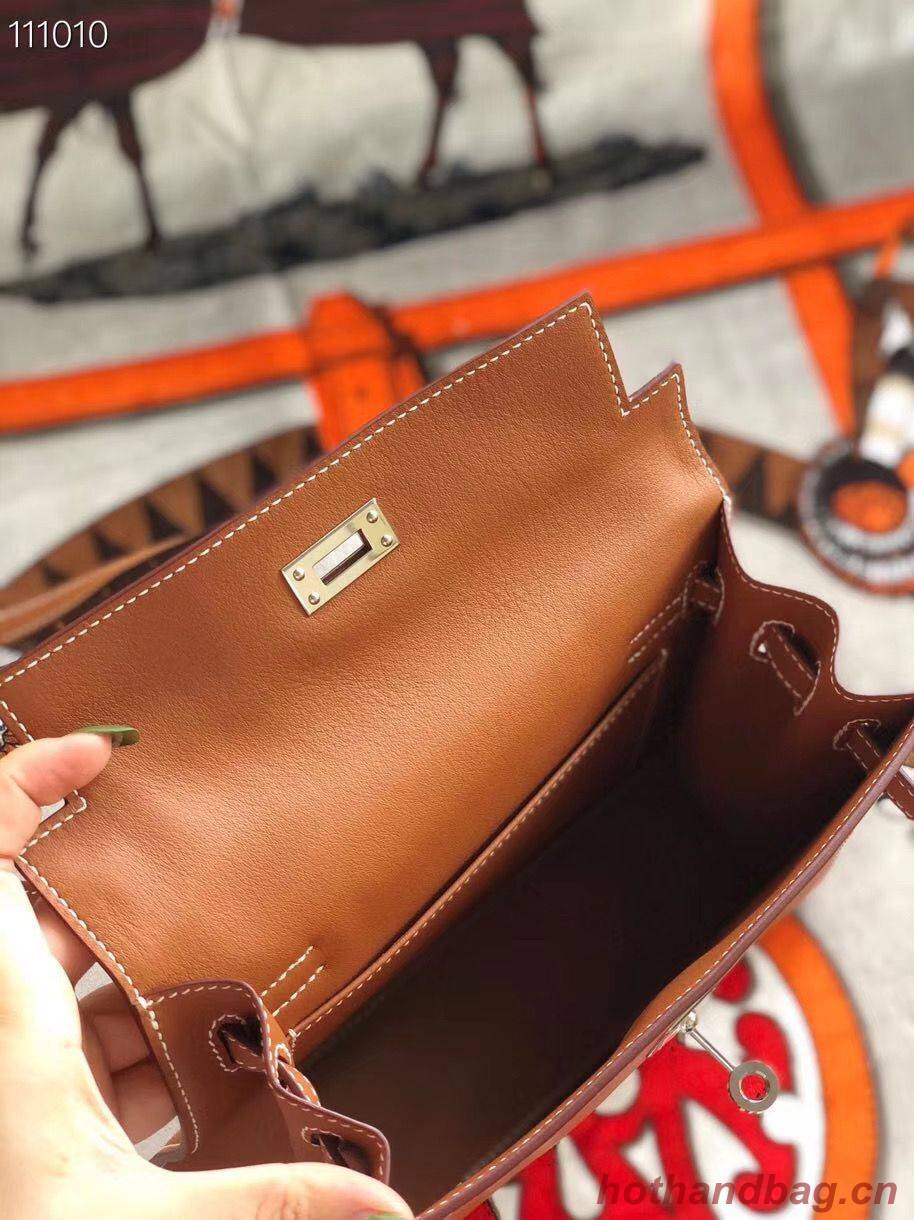 Hermes Kelly Danse Original Leather 22CM KL22 Brown