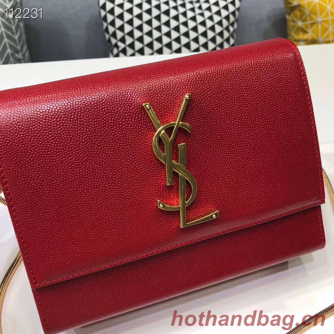 Yves Saint Laurent Kate mini Original leather Shoulder Bag Y593122 red