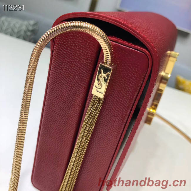 Yves Saint Laurent Kate mini Original leather Shoulder Bag Y593122 red