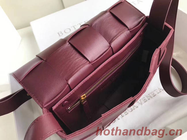 Bottega Veneta Sheepskin Weaving Original Leather 578004 Wine