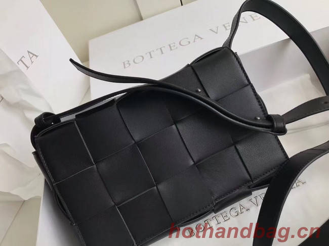 Bottega Veneta Sheepskin Weaving Original Leather 578004 black