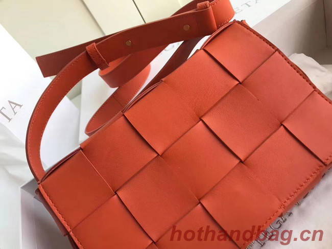 Bottega Veneta Sheepskin Weaving Original Leather 578004 orange