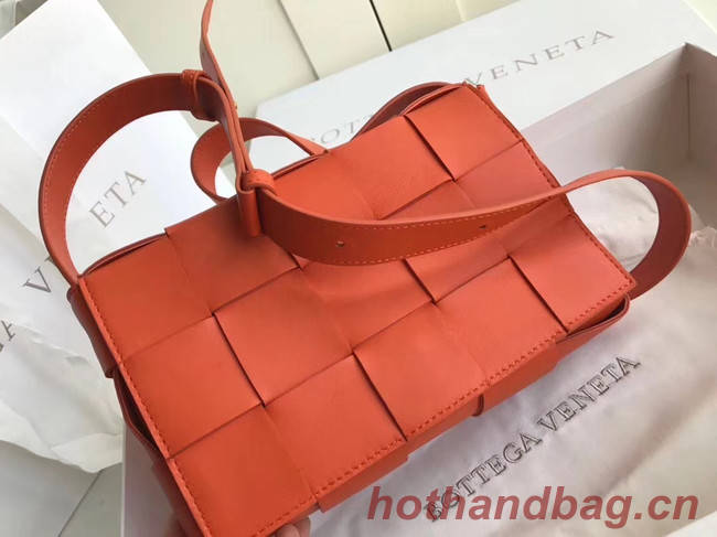 Bottega Veneta Sheepskin Weaving Original Leather 578004 orange