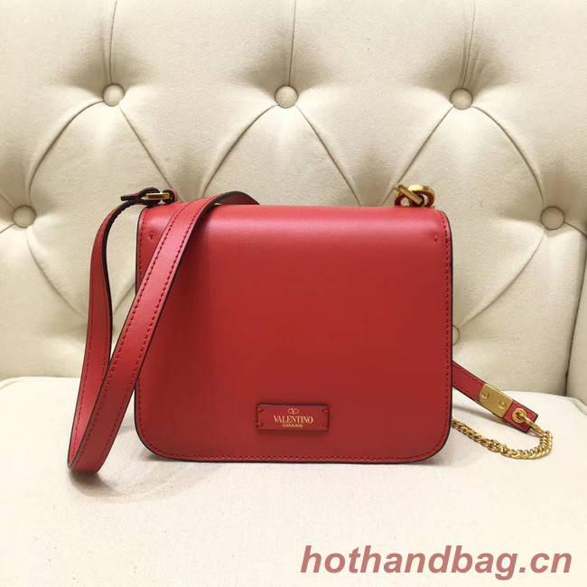 VALENTINO VLOCK Origianl leather shoulder bag 0906 red