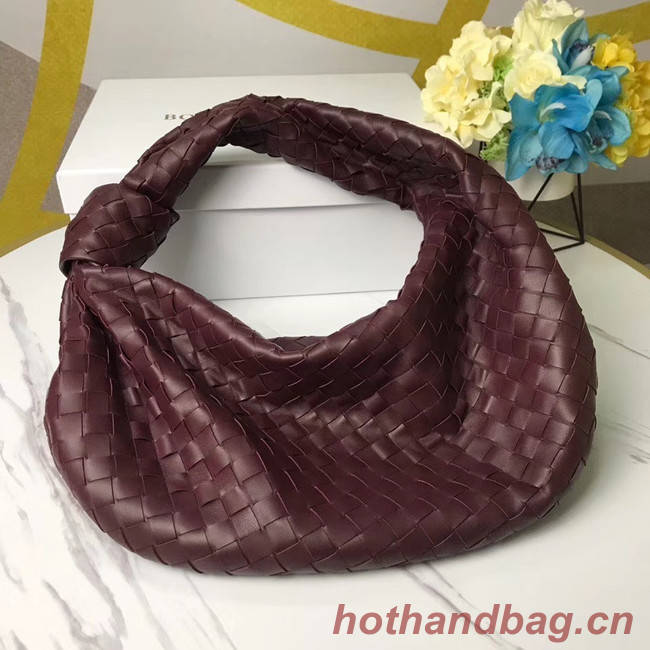 Bottega Veneta Original Weave Leather Bag BV4589 Burgundy