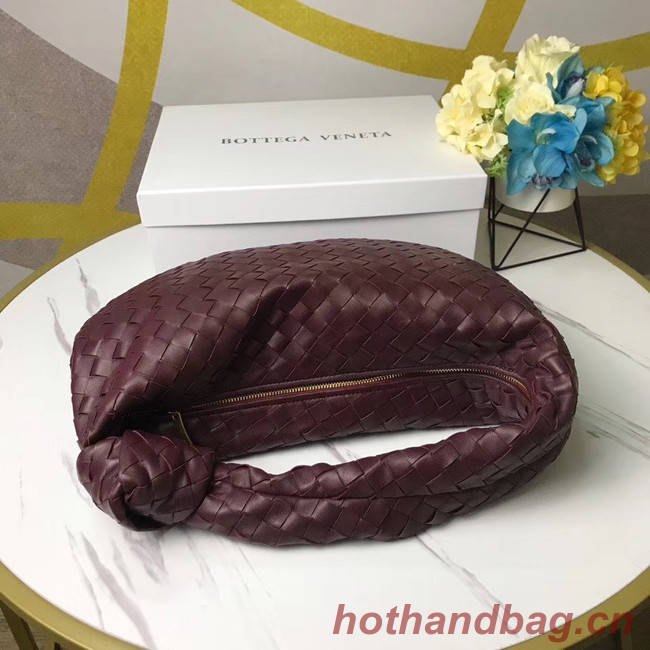 Bottega Veneta Original Weave Leather Bag BV4589 Burgundy