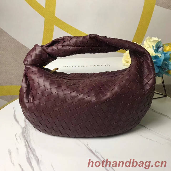 Bottega Veneta Original Weave Leather Bag BV4589 Burgundy