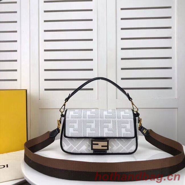 FENDI fabric bag F0386 white