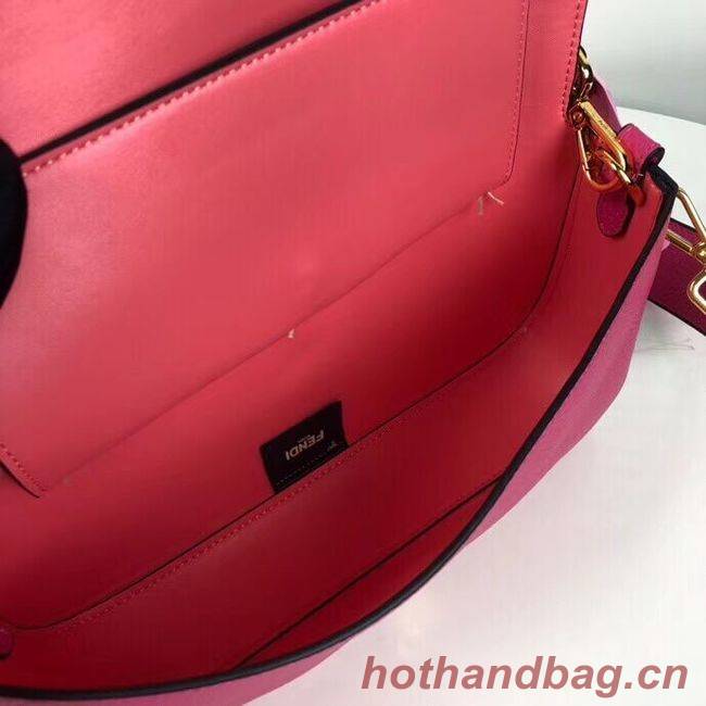 Fendi BAGUETTE leather bag F2466 rose