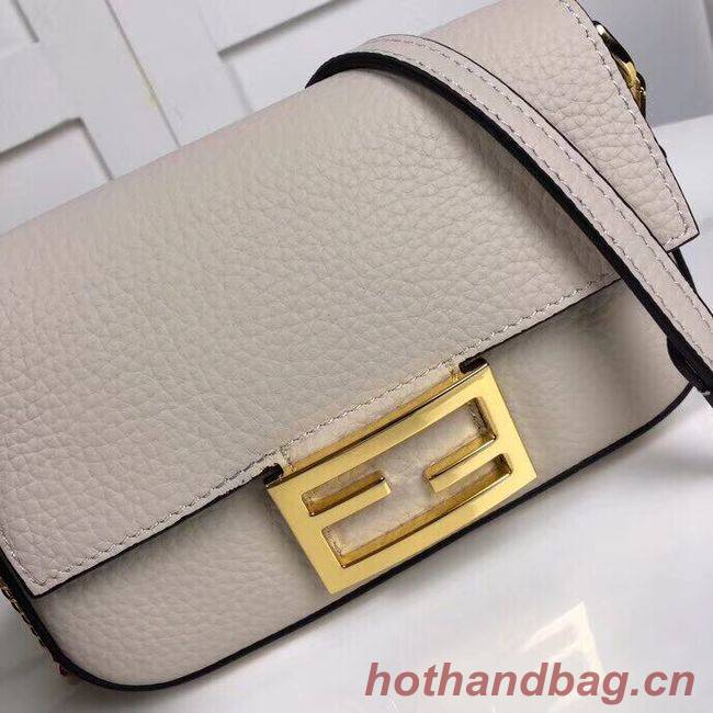 Fendi BAGUETTE leather bag F2467 beige