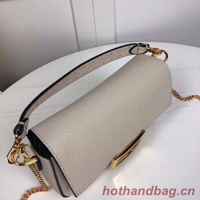 Fendi BAGUETTE leather bag F2467 beige