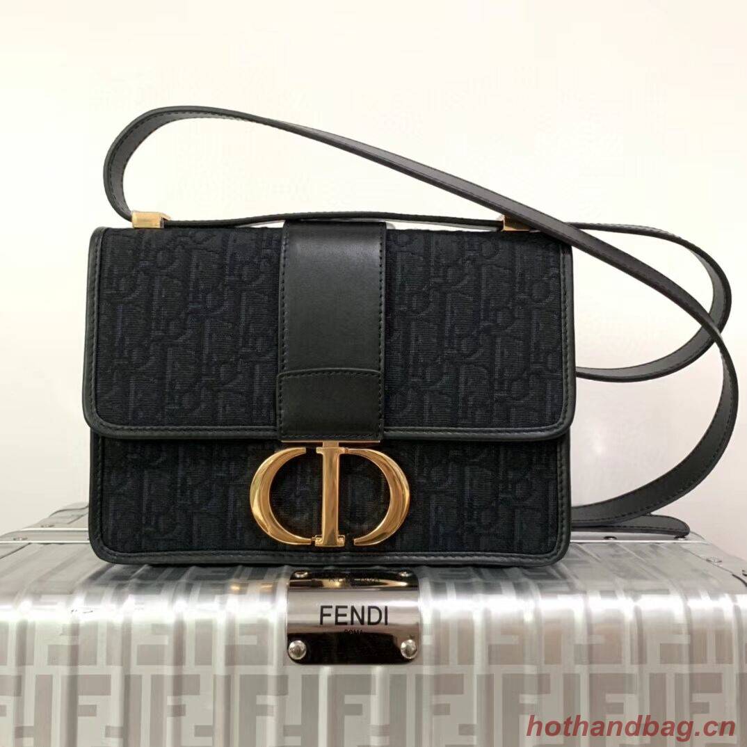 Dior 30 MONTAIGNE CANVAS BAG C9203 black