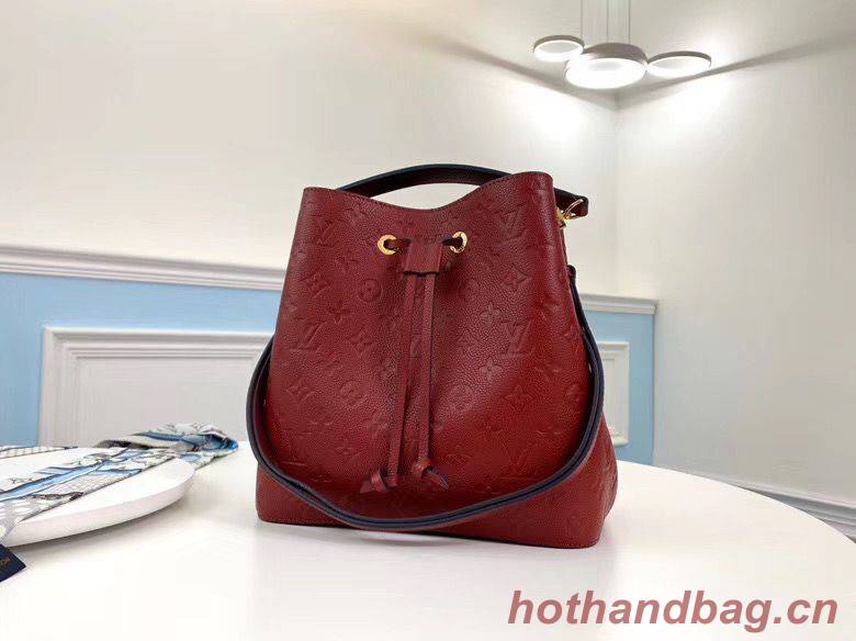 Louis Vuitton Monogram Empreinte Neonoe Original Leather M45256 Red