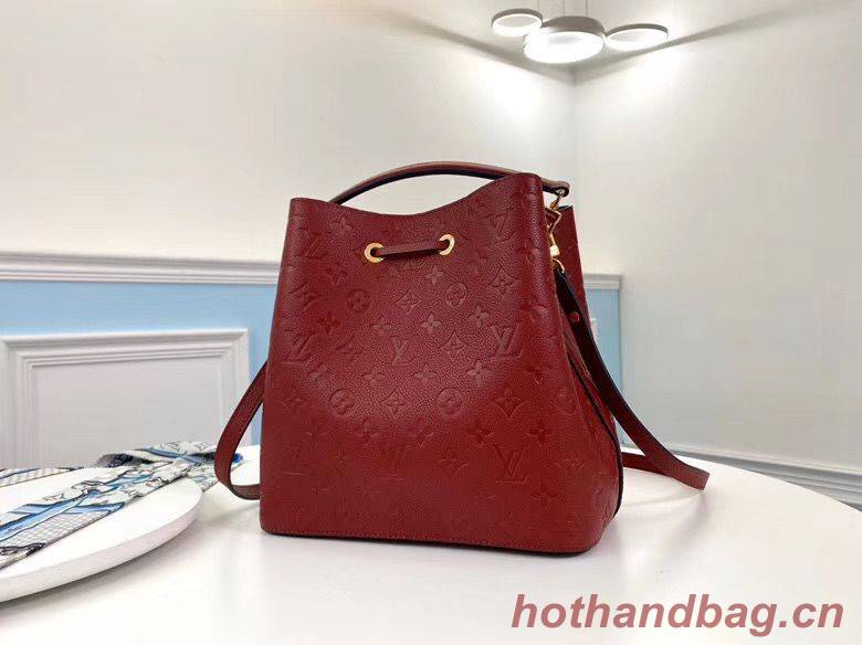 Louis Vuitton Monogram Empreinte Neonoe Original Leather M45256 Red