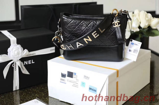 Chanel gabrielle hobo bag A93824 black