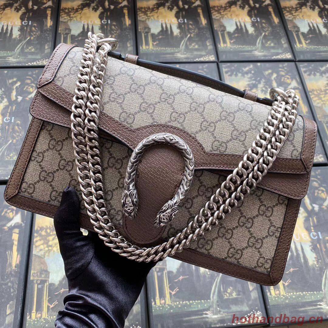 Gucci Dionysus GG top handle bag 621512 Brown