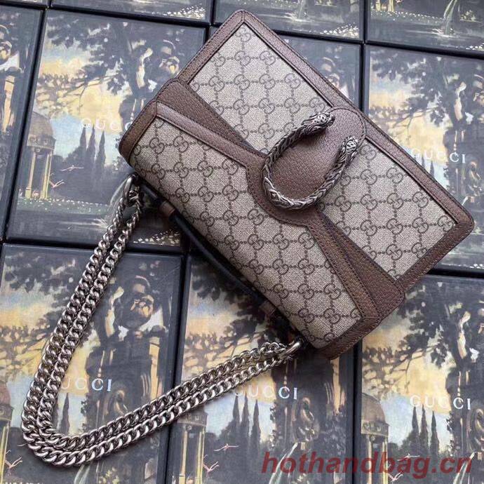 Gucci Dionysus GG top handle bag 621512 Brown