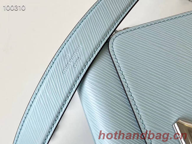 Louis vuitton original epi leather TWIST MM M66119 sky blue