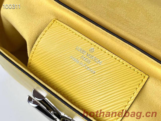 Louis vuitton original epi leather TWIST MM M66119 yellow