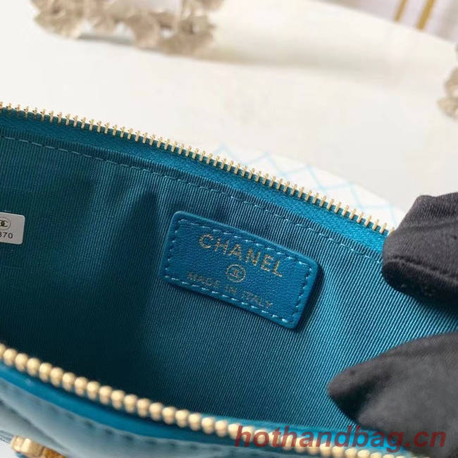 CHANEL 19 Mobile phone case Card Holder AP1182 blue