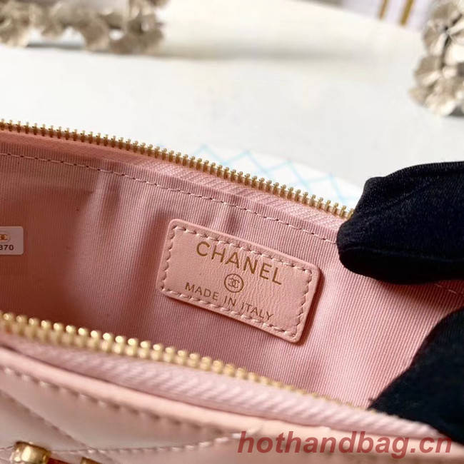 CHANEL 19 Mobile phone case Card Holder AP1182 pink