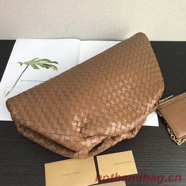 Bottega Veneta Weave Clutch bag 585853 brown