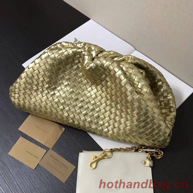 Bottega Veneta Weave Clutch bag 585853 gold