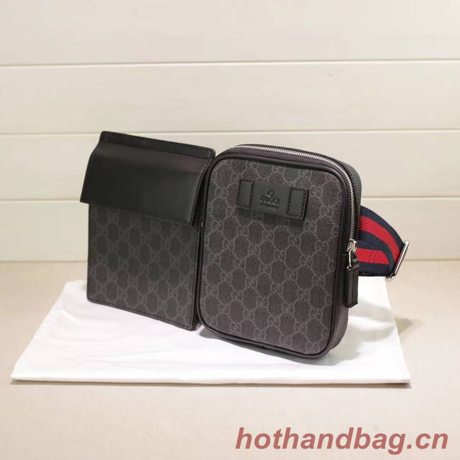 Gucci GG Supreme belt bag 450956 black