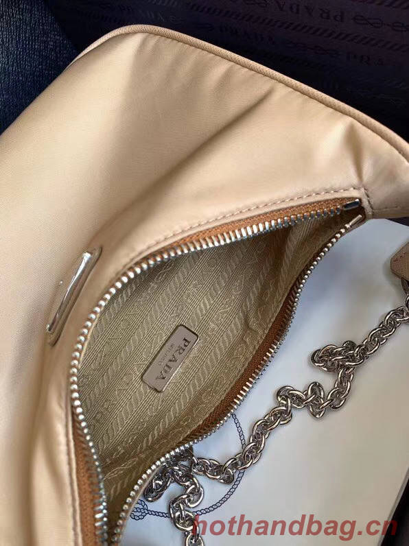 Prada Re-Edition 2005 nylon shoulder bag 1BH204 apricot