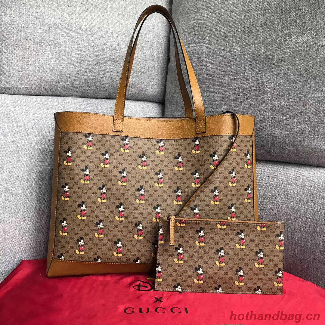 Gucci Disney x Gucci medium tote 547947 light brown