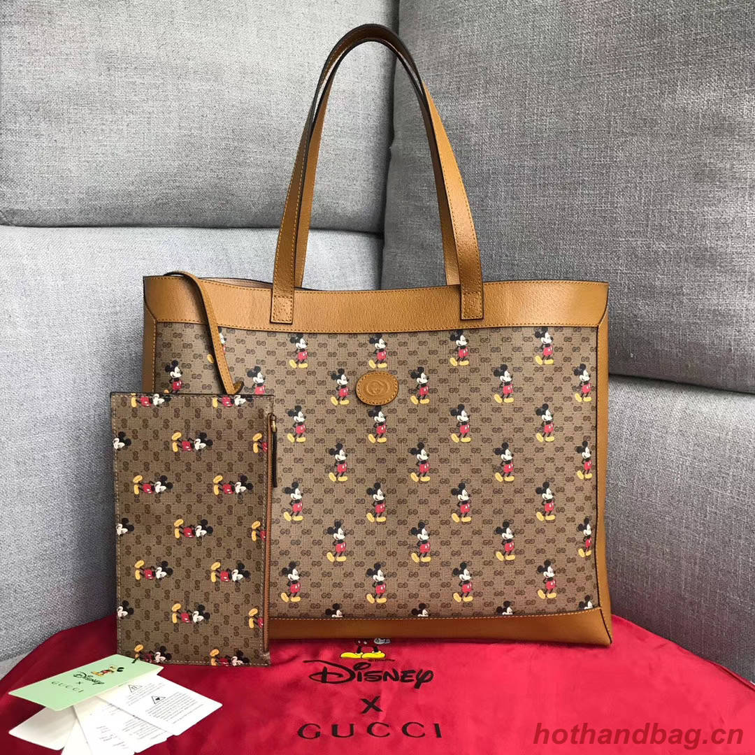 Gucci Disney x Gucci medium tote 547947 light brown