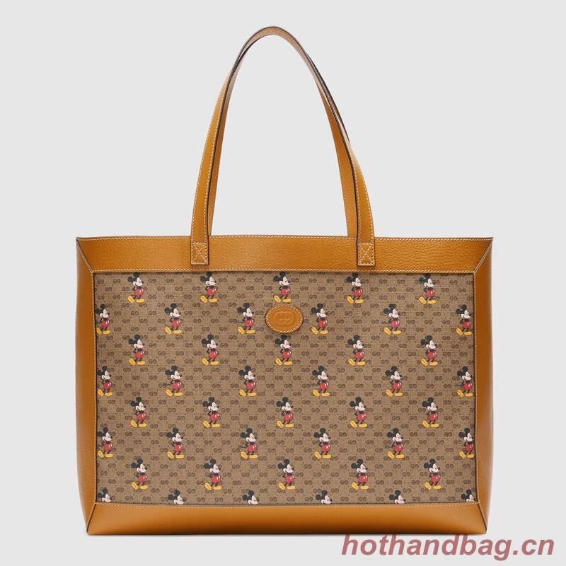 Gucci Disney x Gucci medium tote 547947 light brown