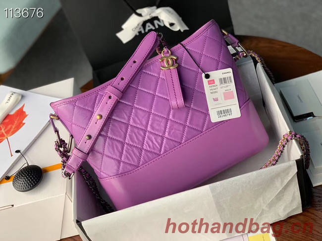 Chanel gabrielle hobo bag A93824 Lavender