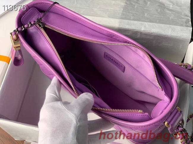 Chanel gabrielle hobo bag A93824 Lavender