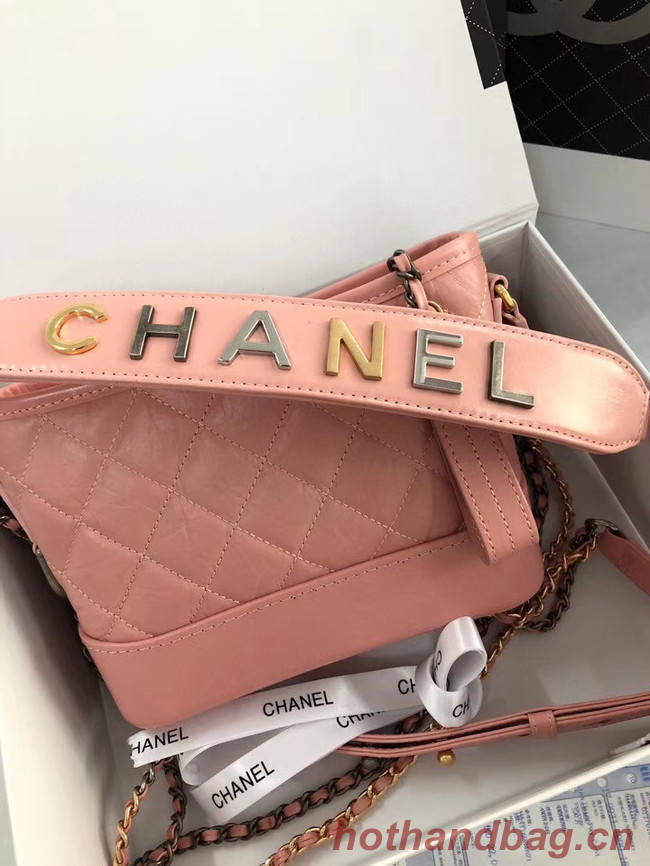 Chanel gabrielle small hobo bag AS0865 pink