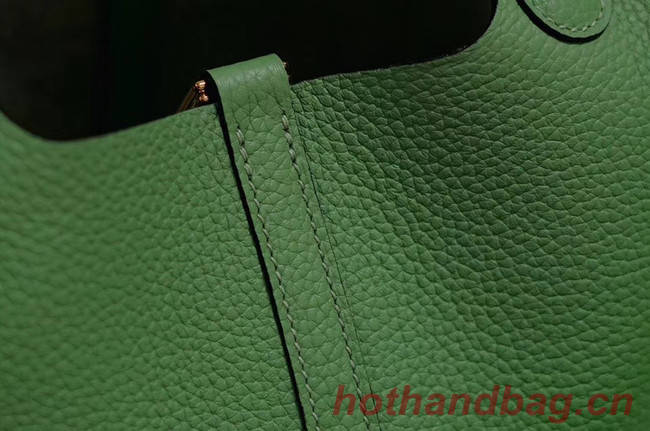 Hermes Picotin Lock PM Bags Togo Leather H5599 green