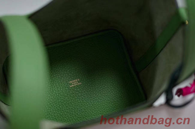 Hermes Picotin Lock PM Bags Togo Leather H5599 green