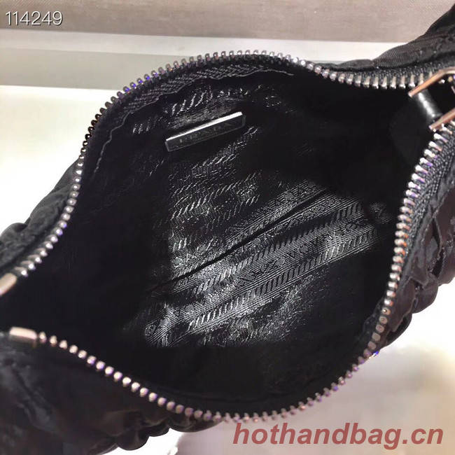 Prada Nylon and Saffiano leather mini bag 1NE204 black