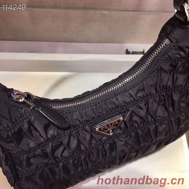 Prada Nylon and Saffiano leather mini bag 1NE204 black