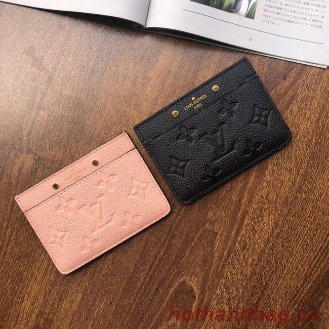 Louis vuitton original CARD HOLDER M69171 pink