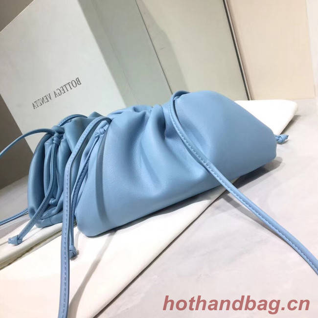 Bottega Veneta Nappa lambskin soft Shoulder Bag 98057 light blue