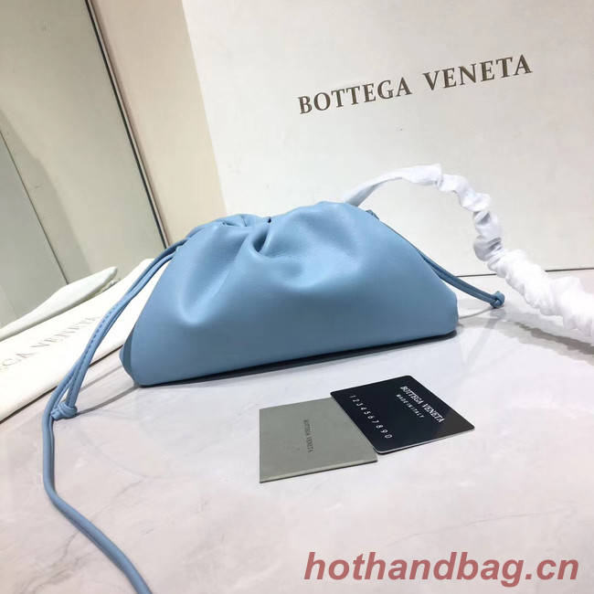 Bottega Veneta Nappa lambskin soft Shoulder Bag 98057 light blue