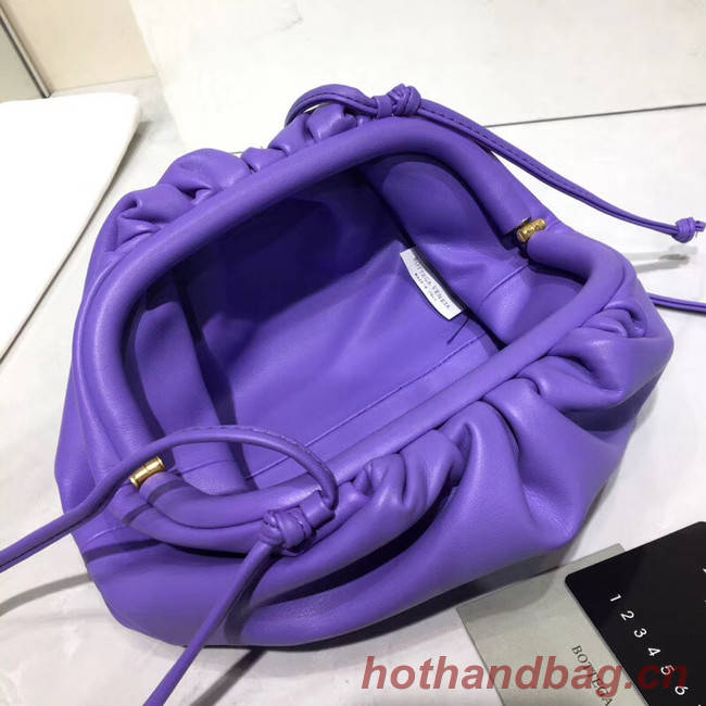 Bottega Veneta Nappa lambskin soft Shoulder Bag 98057 purple