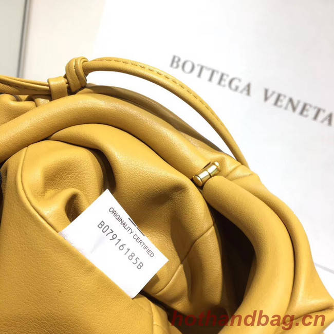 Bottega Veneta Nappa lambskin soft Shoulder Bag 98057 yellow