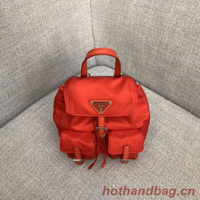 Prada Nylon mini backpack 1BH029 red