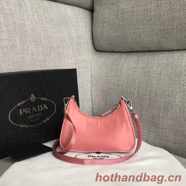 Prada Re-Edition 2005 nylon mini shoulder bag 1BH203 pink